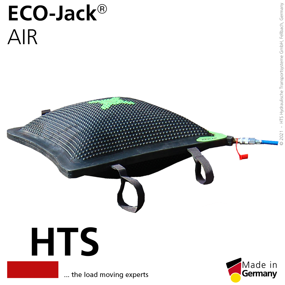 QWORK Montagekissen 4er Set - Luftkissenheber Bis 150kg Mit Keilen